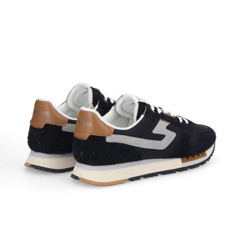 ATHENE RUNNER M - H.SUEDE/NYLON - NOIR